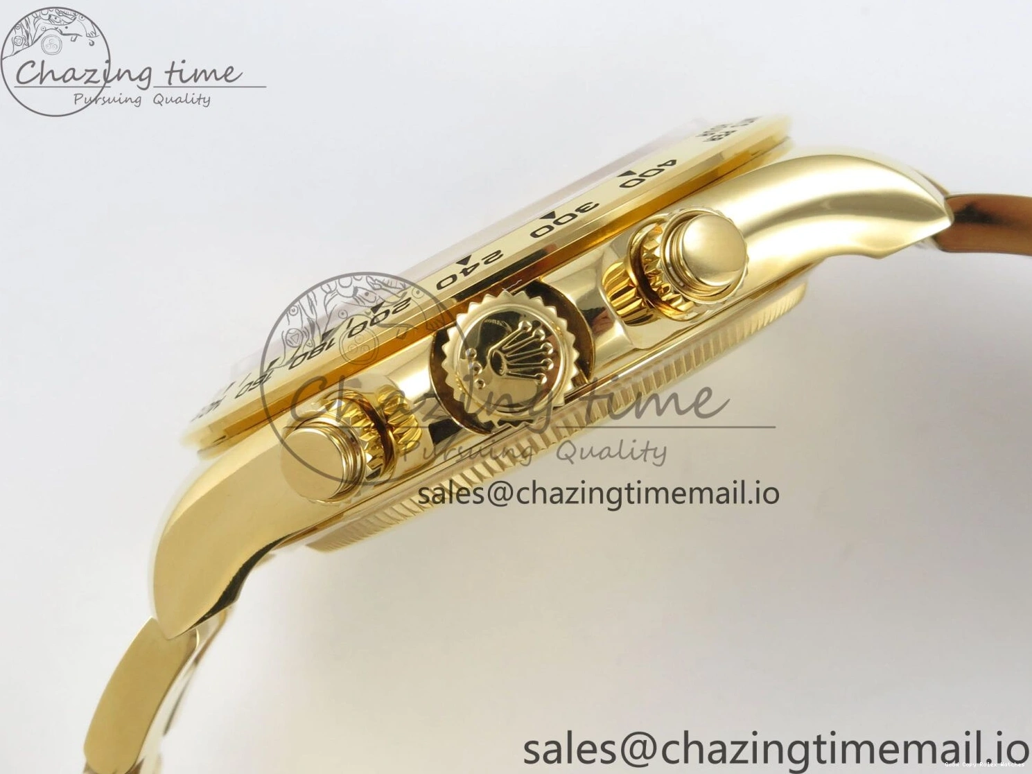 AAA Replica Watches Edition 126508 (Gain Casual Best SH4131 1:1 Weight) 305 Crystal On Dial Bracelet V6 Markers YG YG QF Daytona YG 1219